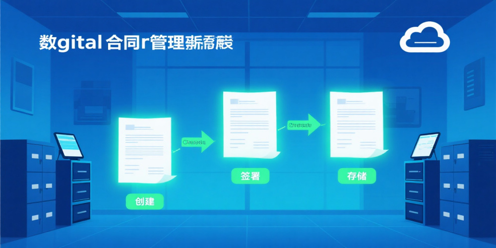 如何通过数字化实现合同的全生命周期管理？
