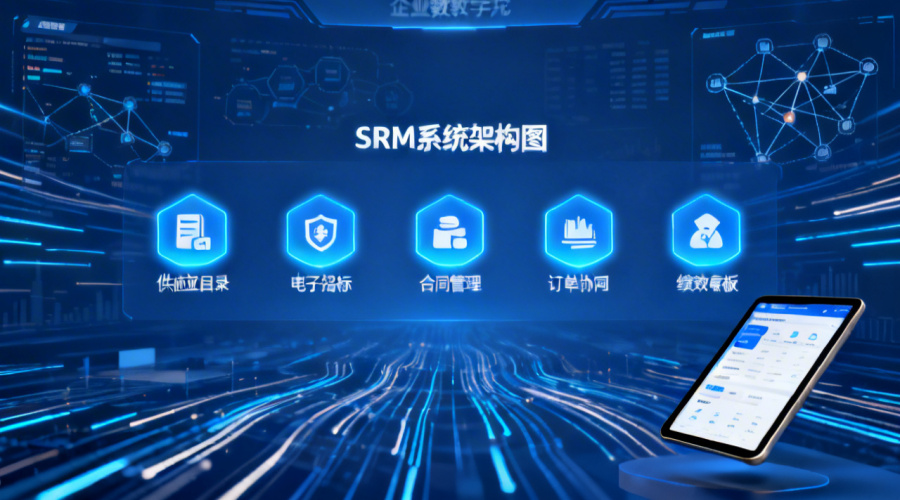 平台型SRM有哪些核心功能？盘点5大关键组成模块