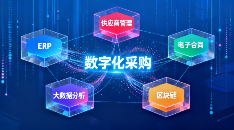 采购数字化的组成模块有哪些？盘点5大核心系统结构