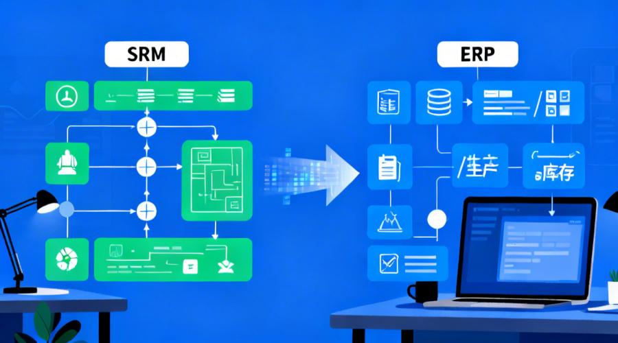 SRM与ERP有什么区别？对比两者的管理逻辑