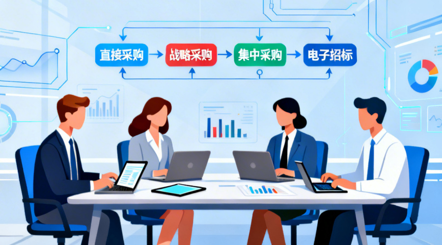 数字化采购的4大类型：一文讲清不同模式与应用场景