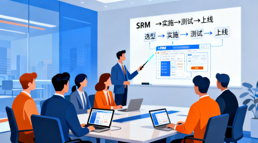SRM系统的实施流程是什么？从选型到落地的分步指南