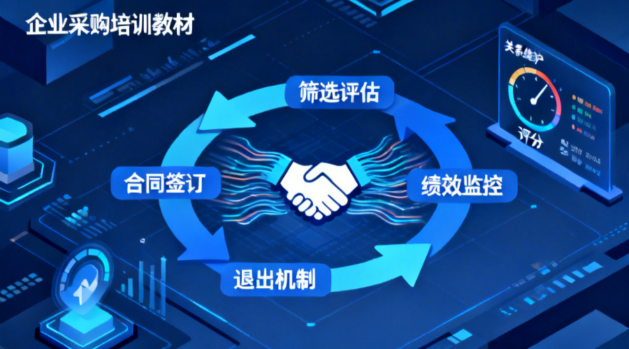 供应商全生命周期管理的运行机制是什么？从引入到退出的全过程