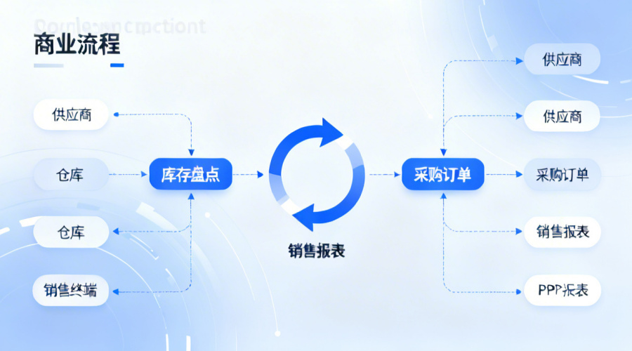 进销存的运行逻辑是什么？从数据流到决策的全过程