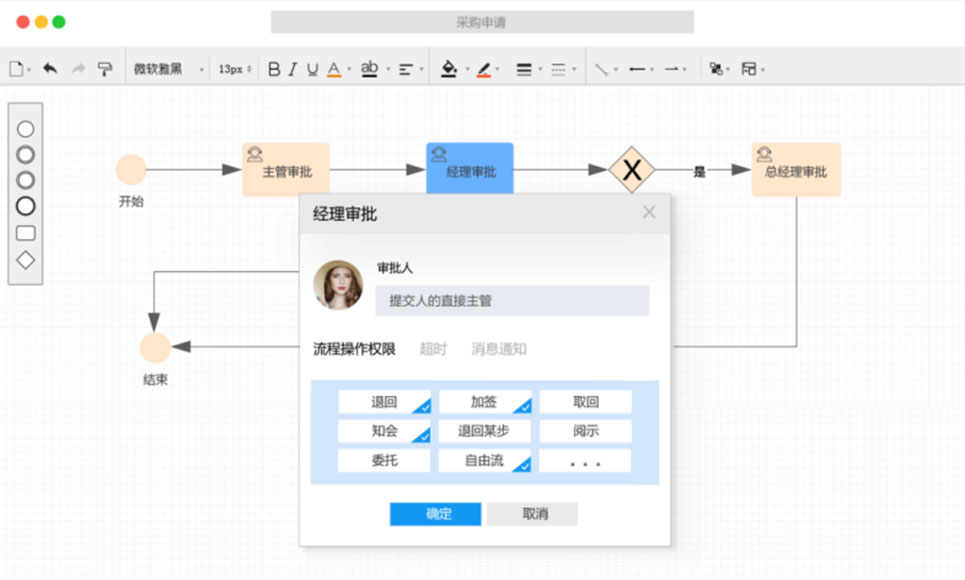 流程引擎可视化设计器界面截图