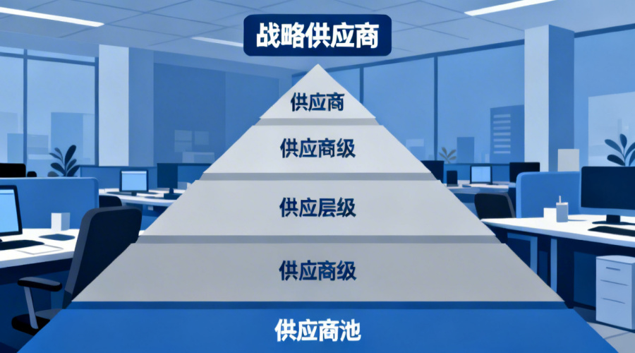 战略供应商的层级有哪些？一文看懂供应商分类体系的核心结构