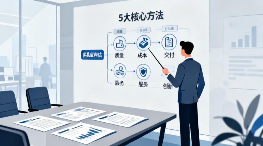 战略供应商如何选择？企业评估关键供应商的5大核心方法