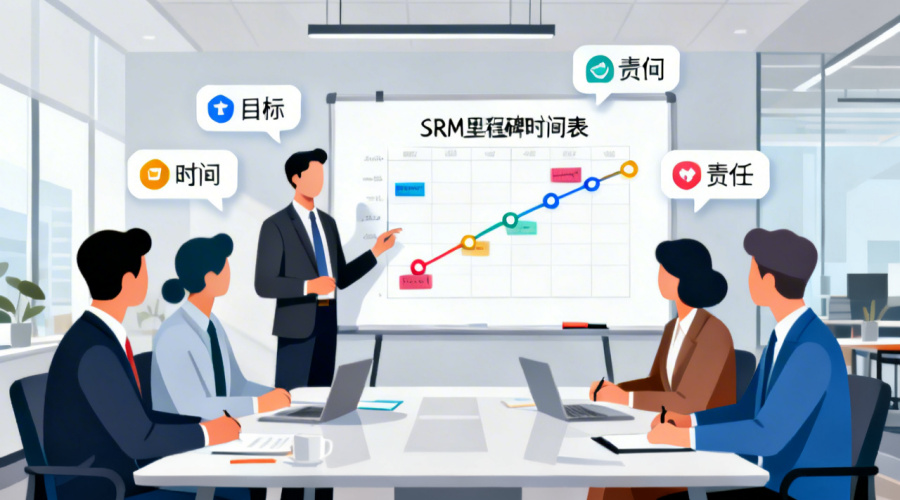 为什么设定清晰的SRM里程碑是项目成功的关键？