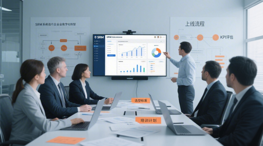 SRM试点上线终极指南：选型、部署、培训与效果评估全流程