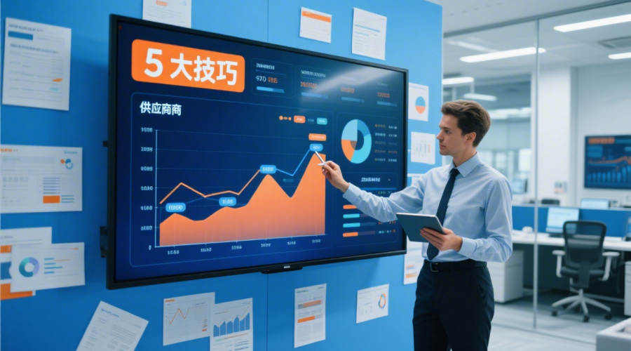 掌握这5个技巧，用采购数据看板优化供应商绩效