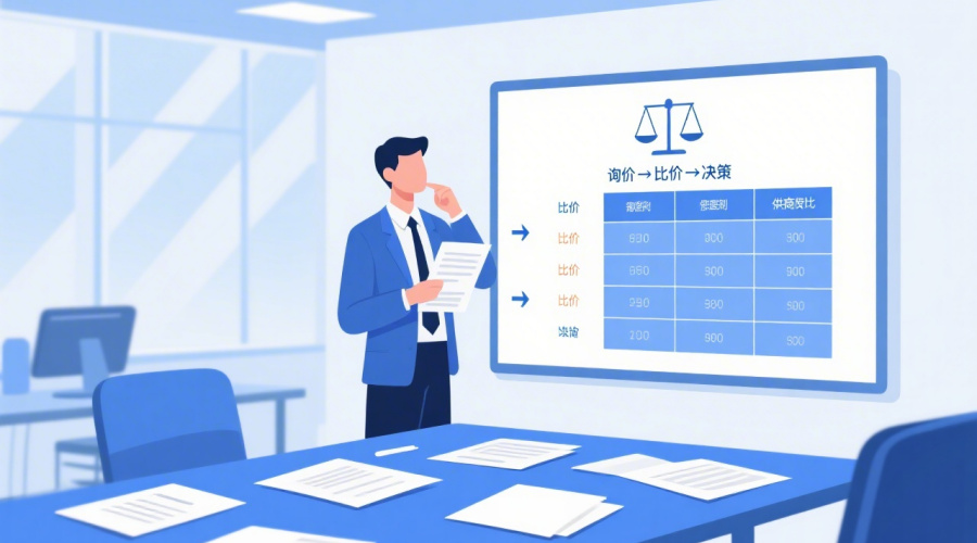 采购询比价是什么？获取与比较供应商报价的标准流程