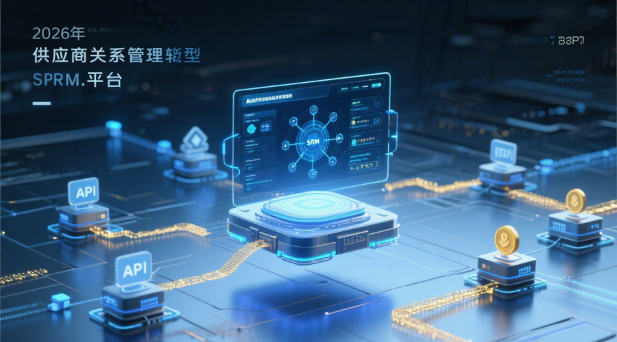 2026年SRM供应商推广趋势：平台化、API优先与价值共享