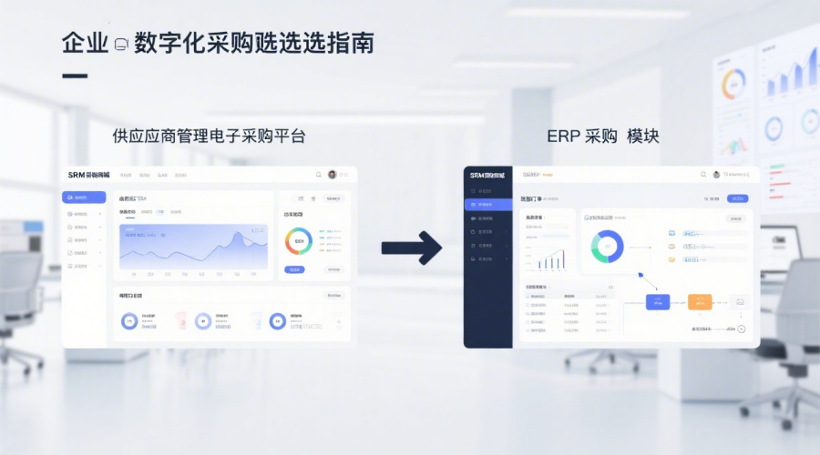 SRM采购商城与ERP采购模块：企业采购数字化选型对比指南