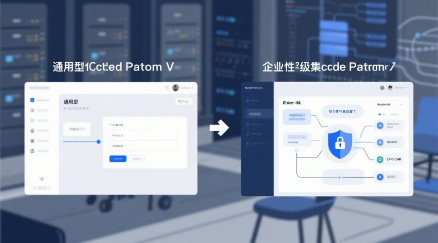 通用型与企业低代码平台对比：在安全性与集成能力上的关键差异