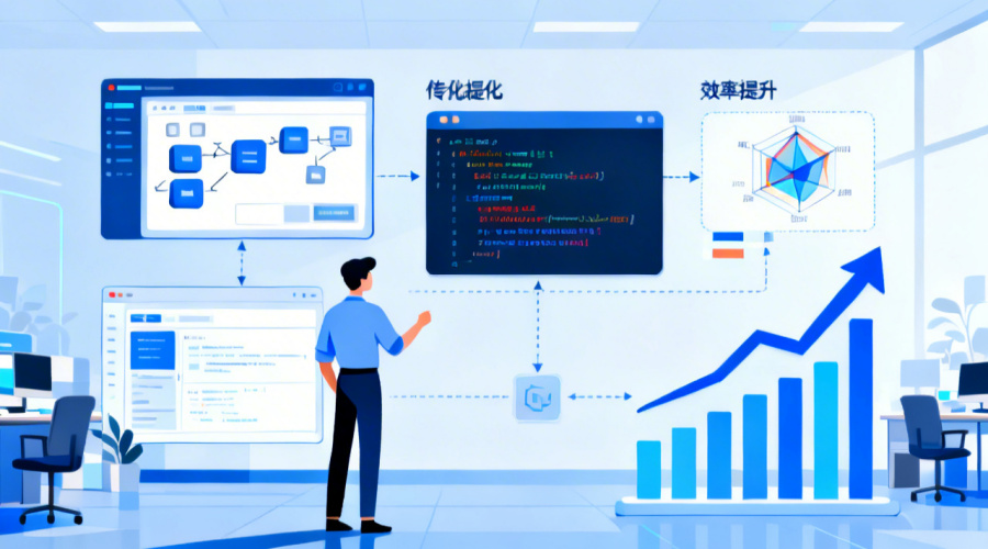 低代码是什么意思？解析其定义、运作模式与价值主张
