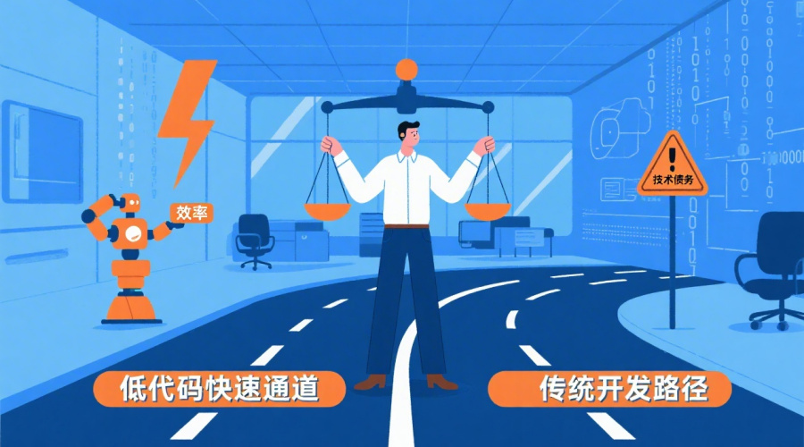 为什么需要理性看待低代码优缺点？平衡效率提升与技术债务的关键