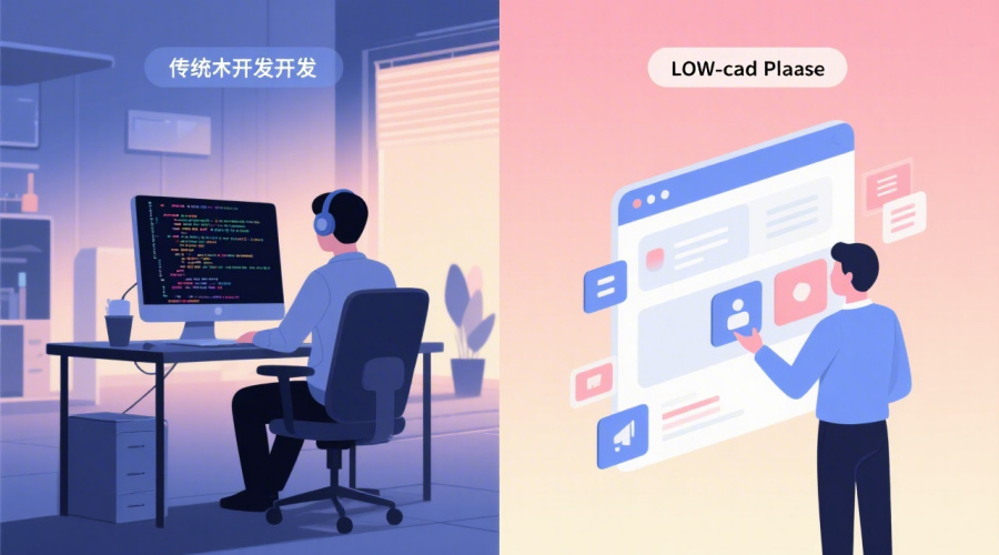 低代码和传统开发区别一览：从开发模式到团队协作的七个不同点