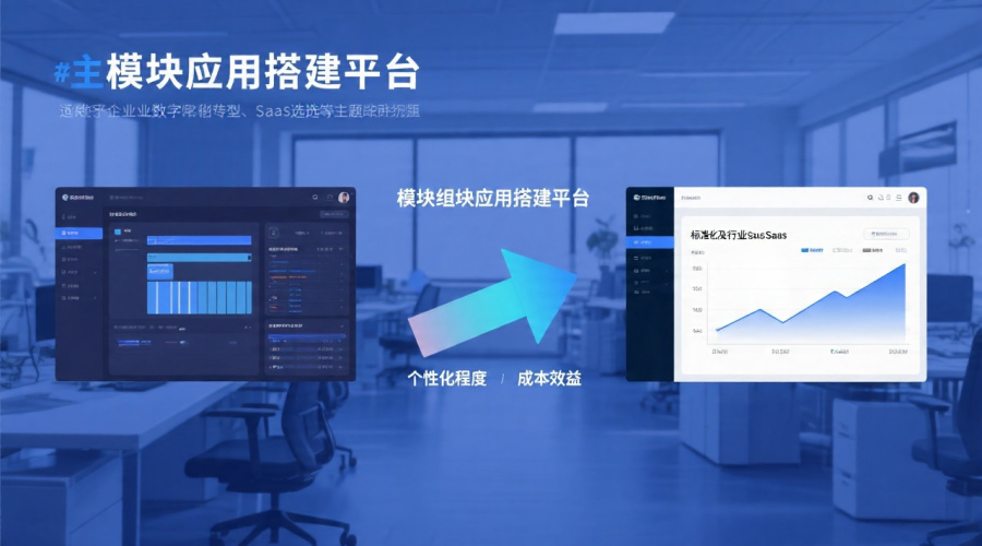 应用搭建平台与行业垂直SaaS对比：在个性化与成本控制上的优势