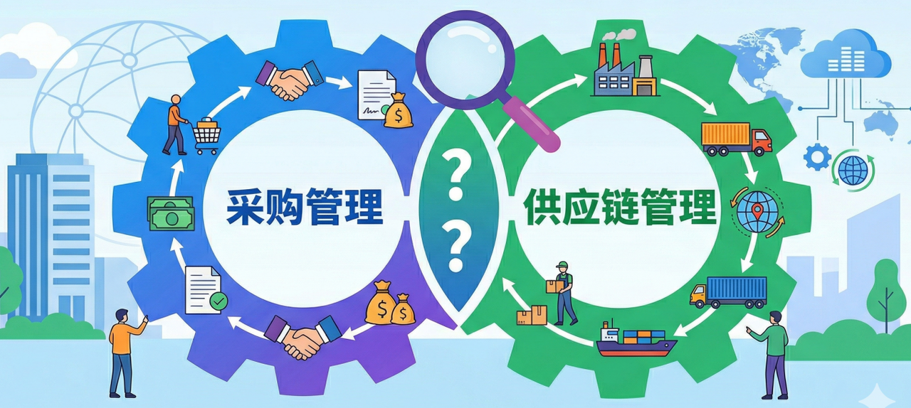 采购管理和供应链管理，一图讲透到底是不是一回事？