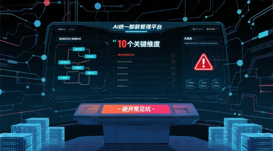 避开常见坑：评估AI统一部署管理平台的十个关键维度清单