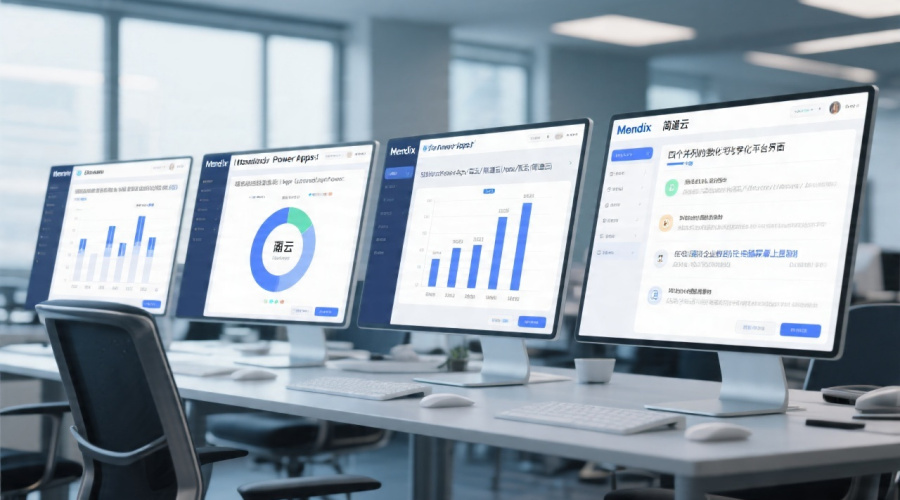 深度低代码平台对比：Mendix、Power Apps、氚云与简道云
