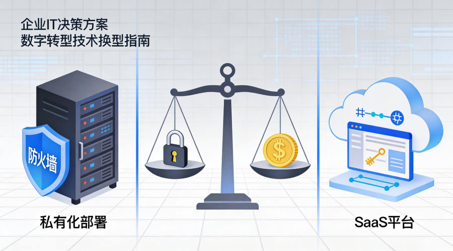 低代码私有化部署与SaaS模式：安全性、成本与控制权对比