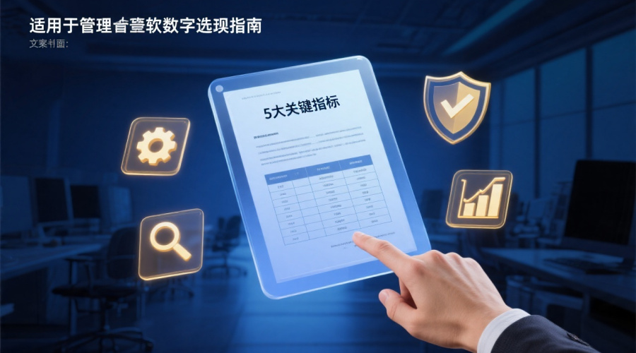 企业合同管理系统选型必备：5大关键评估指标与对比