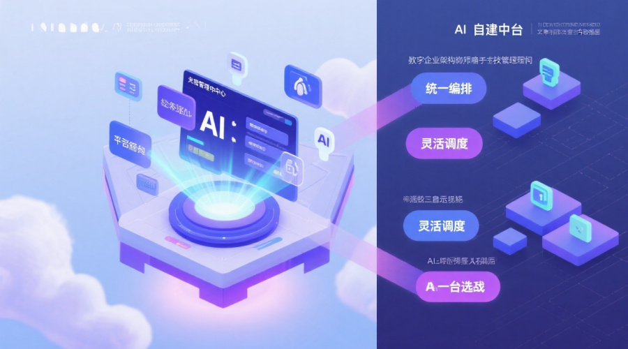 AI统一服务管理平台深度解析：与自建AI中台相比的三大优势与挑战