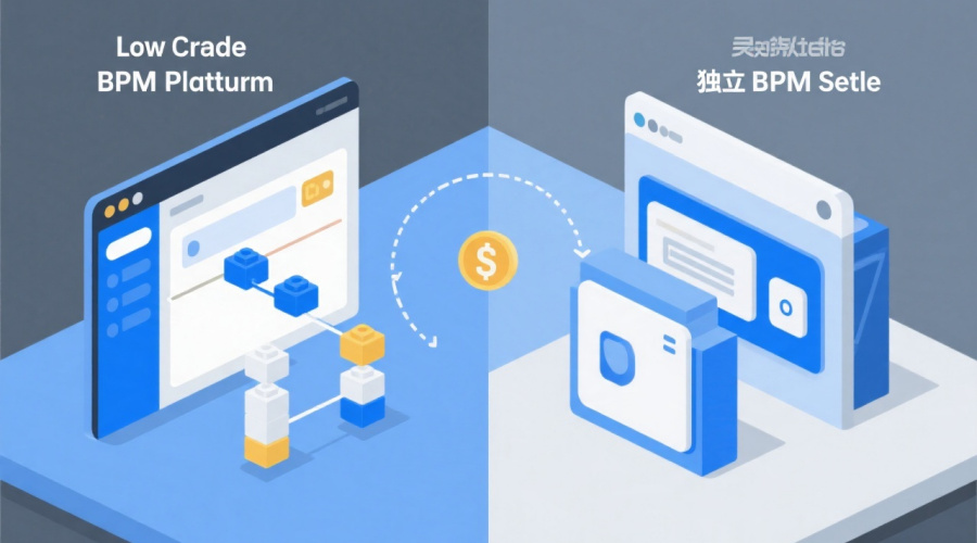 Low-code BPM platform与独立BPM套件：灵活性与成本对比