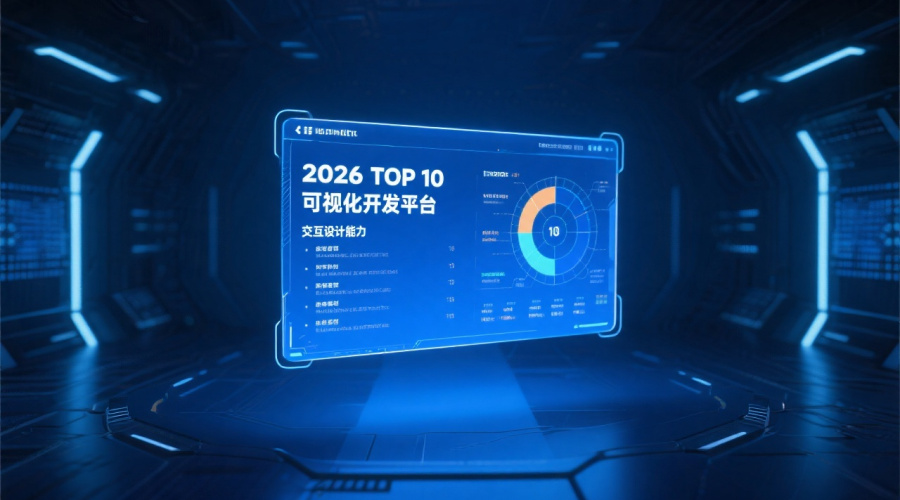 2026年强大的10款可视化开发平台及其交互设计能力列表