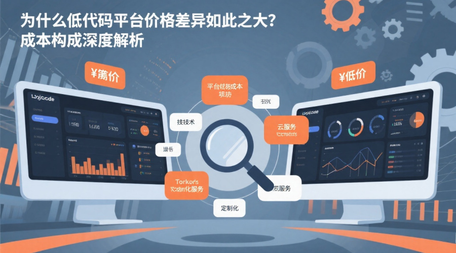 为什么低代码平台价格差异如此之大？成本构成深度解析