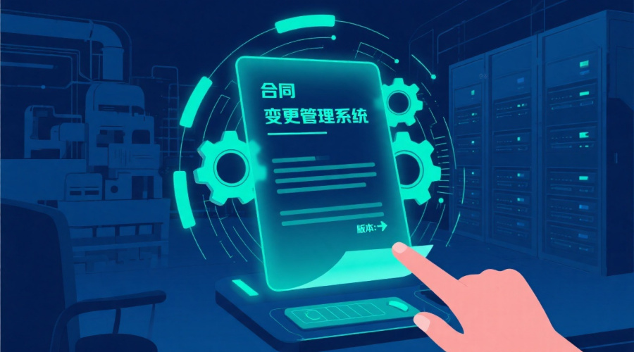 什么是合同变更管理系统：定义、核心功能与设备管理中的应用场景