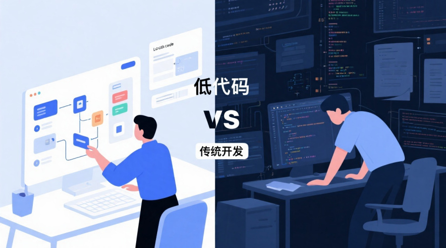 低代码 vs 传统开发全方位对比：从入门门槛到长期维护的综合评估