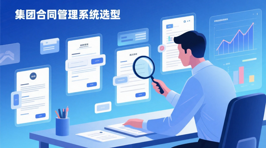 集团合同管理系统选型对比：五大主流方案功能与适用场景分析