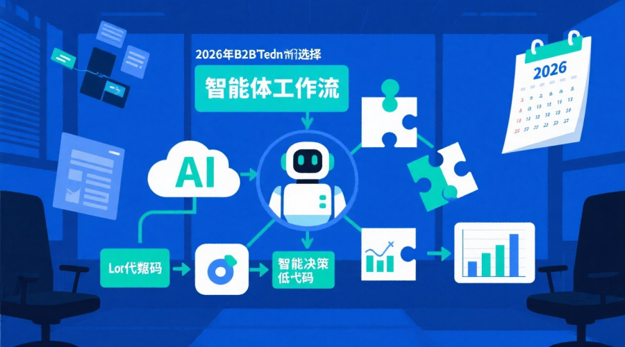 智能体工作流AI平台与低代码开发工具：2026年B2B选型新视角