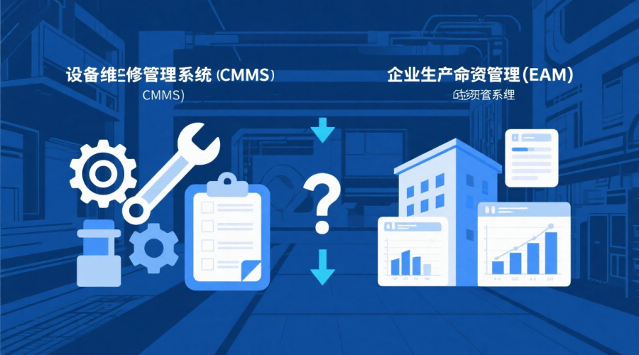 设备维护管理系统和EAM系统有何区别？定义与选型建议