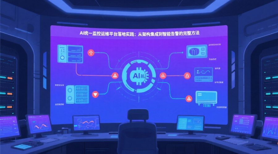AI统一监控运维平台落地实践：从架构集成到智能告警的完整方法