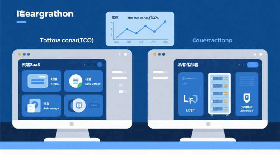 云端SaaS与私有化部署低代码平台TCO对比：五年期模型