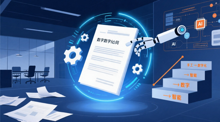 合同智能化管理落地指南：三步实现从手工到自动的转型
