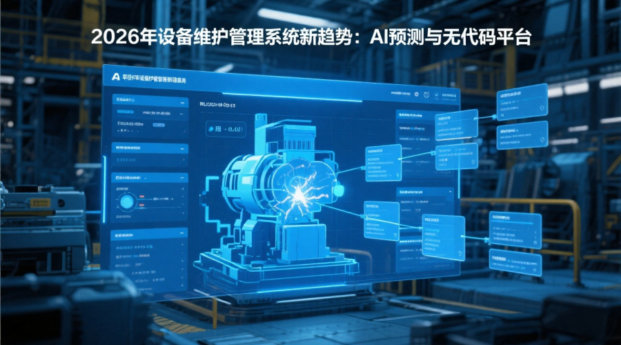 2026年设备维护管理系统新趋势：AI预测与无代码平台