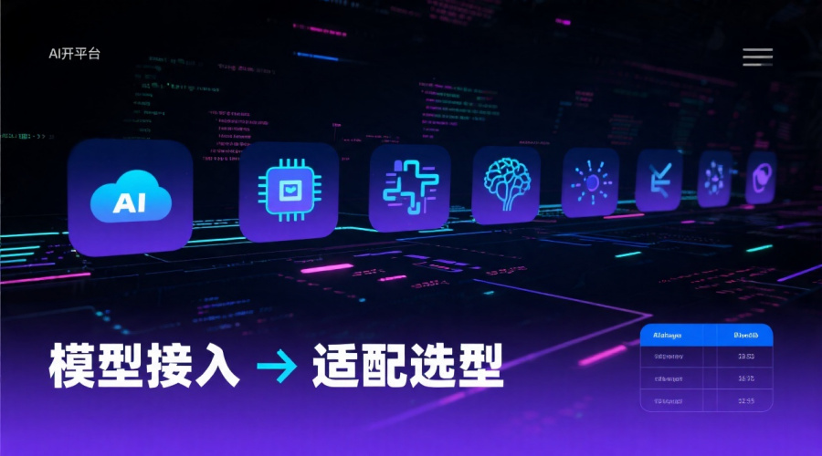 主流AI开发平台深度对比：模型接入与适配AI平台的关键选型维度解析