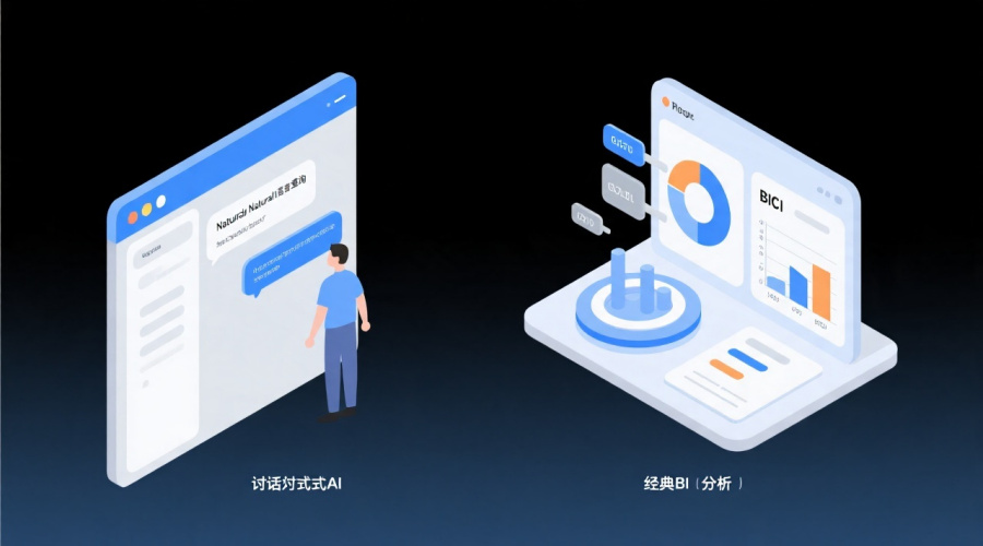 选型指南：数据洞察AI平台（NL2SQL/对话查询）与传统BI工具的对比分析