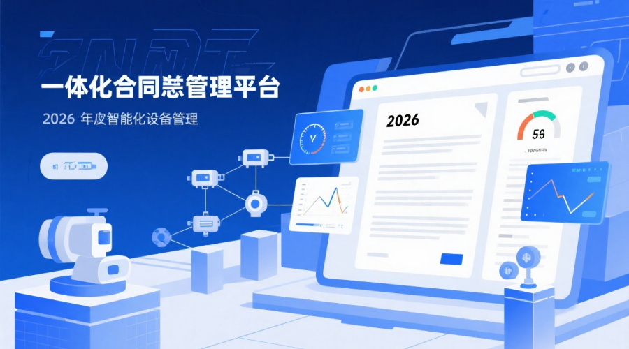 什么是一体化合同管理平台？2026年设备管理应用场景全解