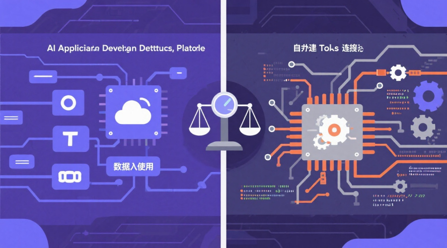 AI应用开发与部署平台与自建工具链的核心差异对比分析