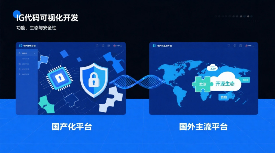 国产化低代码平台与国外主流平台在功能、生态与安全性上的对比