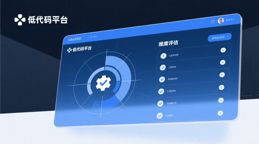 2026年低代码平台选型必看：十大关键评估维度列表