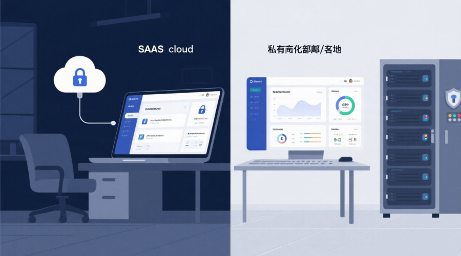 合同数字化管理系统对比：SaaS与私有化部署模式的五大核心差异