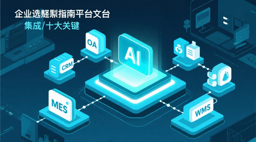 2026年企业系统AI集成平台（OA/CRM/MES/WMS等）选型十大关键清单