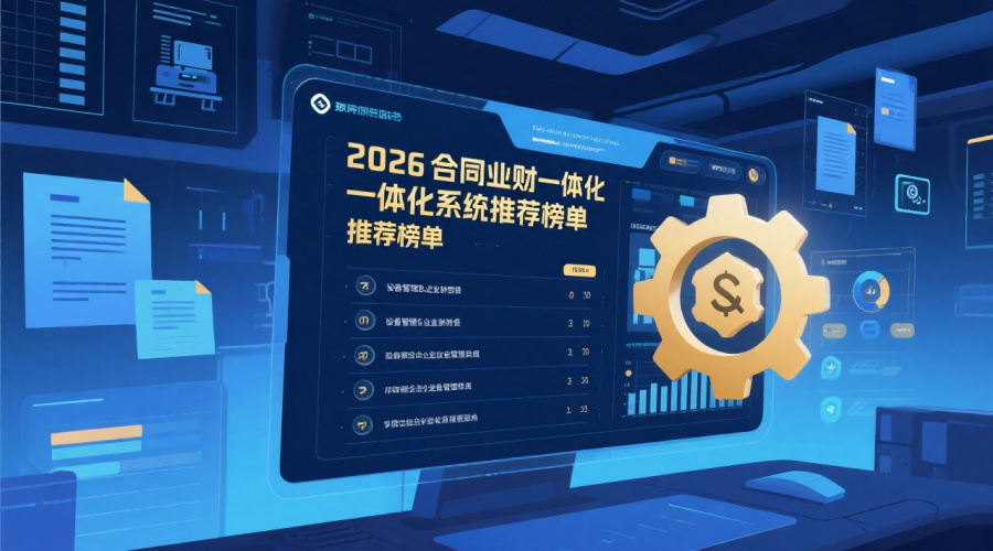 2026年合同业财一体化系统推荐榜单：12款设备管理友好型平台盘点