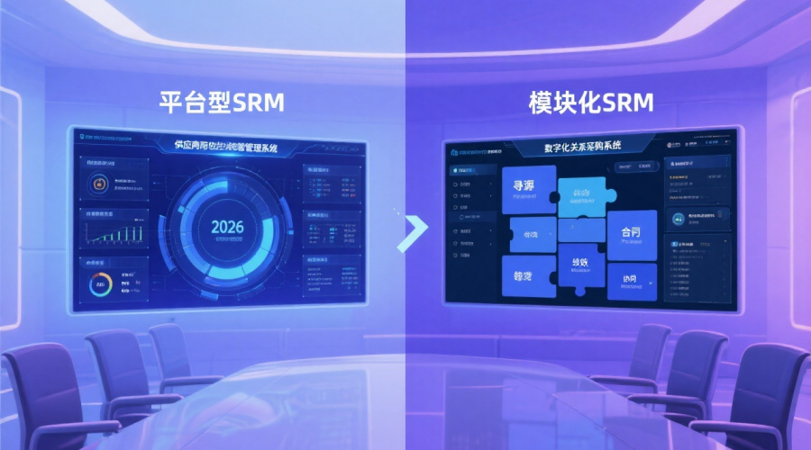 平台型SRM与模块化SRM怎么选？一文看懂2026差异与采购策略